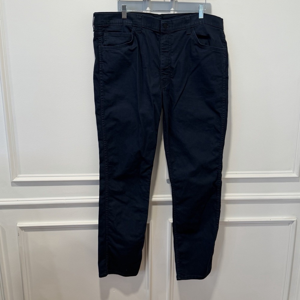 Levi's 511 Men's Slim Fit Straight Leg Dark Wash Blue Denim Jeans Size 42x32